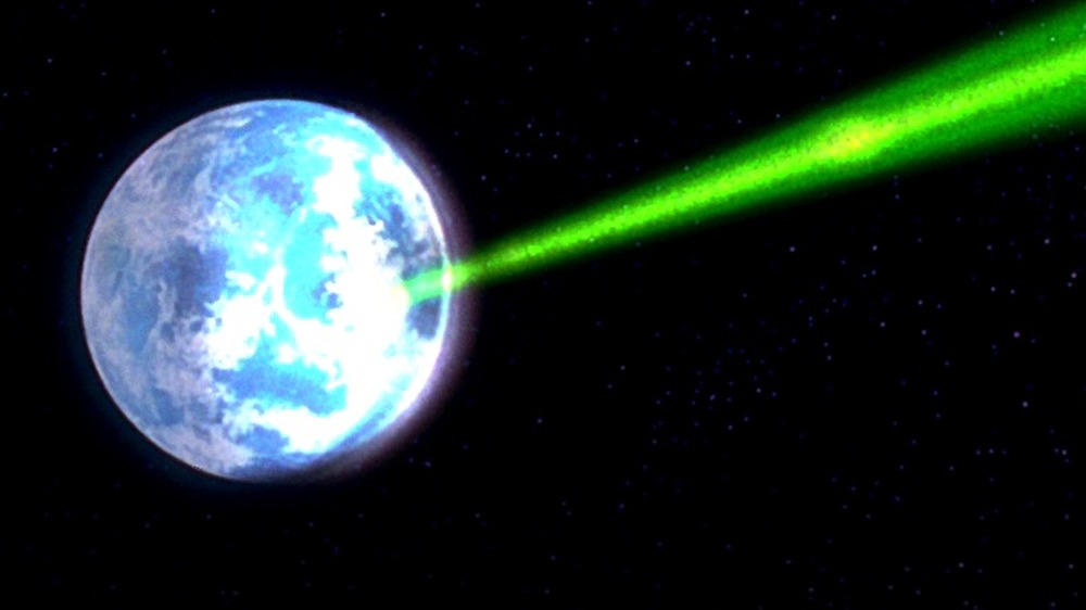 The destruction of Alderaan