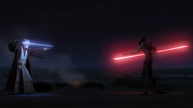 Obi-Wan Kenobi and Maul duel