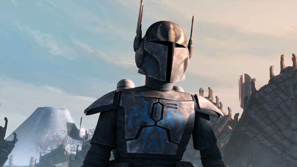 Pre Vizsla in full armor on 'Star Wars: Clone Wars'