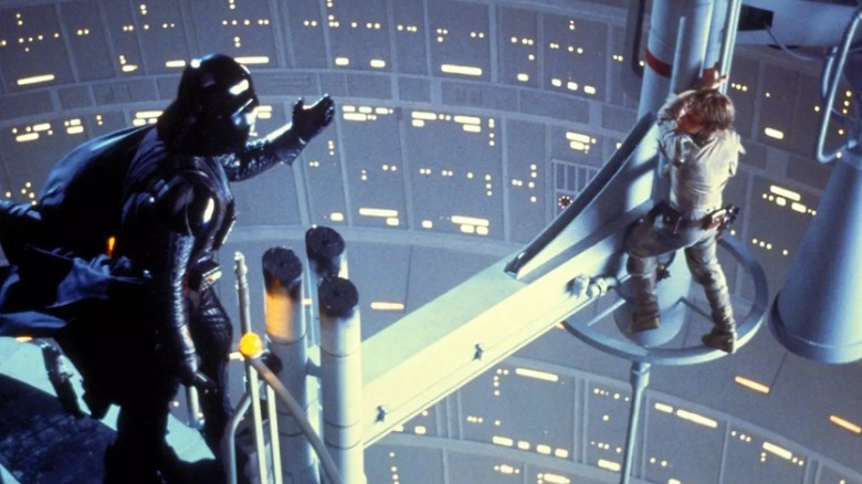 Darth Vader and Luke Skywalker on Bespin