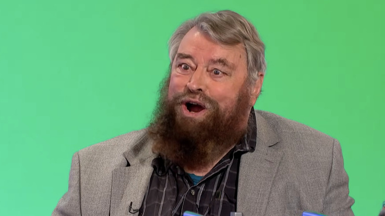 Brian Blessed looking surprised