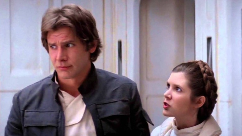 Princess Leia insulting Han Solo