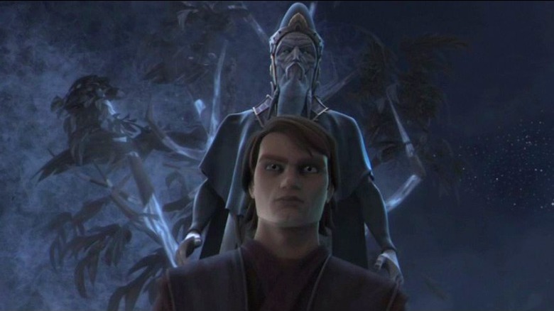 Anakin and the Father on Mortis