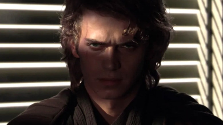 Anakin Skywalker angry