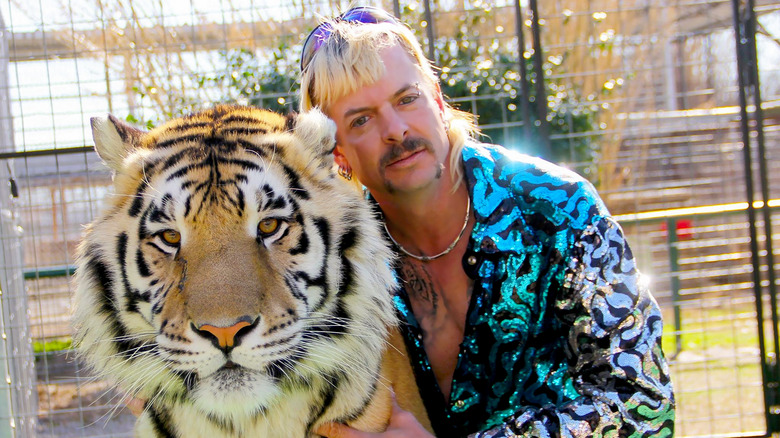 Joe Exotic with tiger