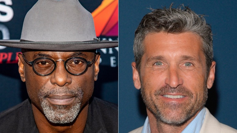 Isaiah Washington and Patrick Dempsey looking forward