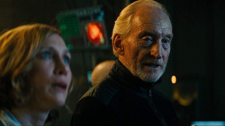 Charles Dance and Vera Farmiga in Godzilla: King of the Monsters (2019)