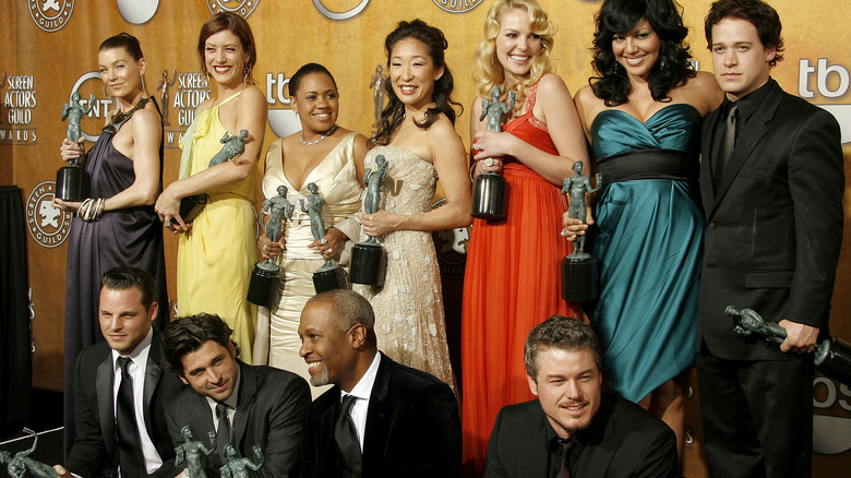 Grey's Anatomy cast holding awards