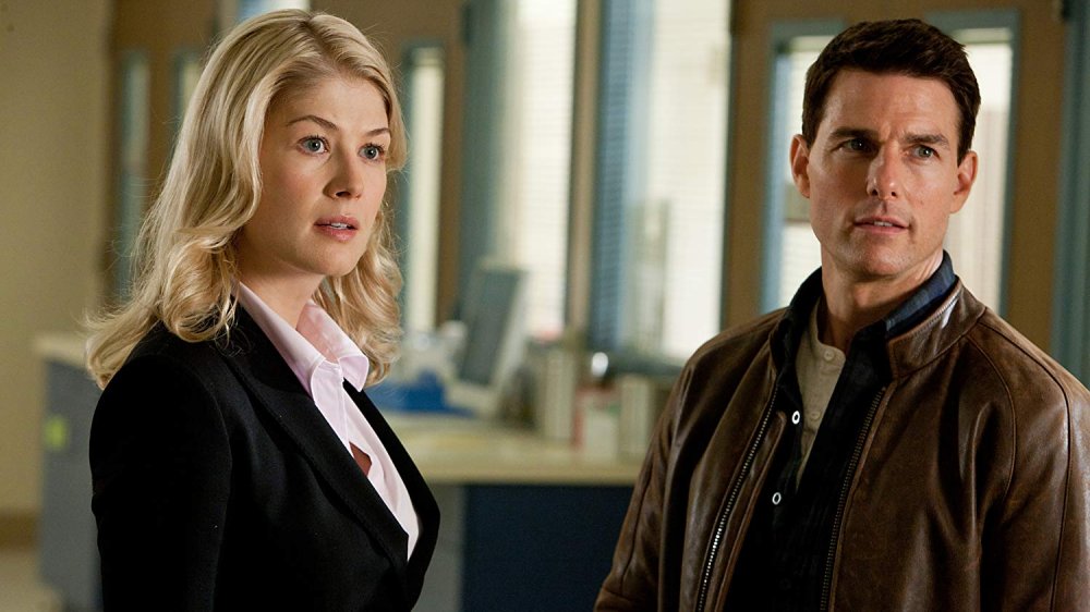 Tom Cruise and Rosamund Pike in Jack Reacher