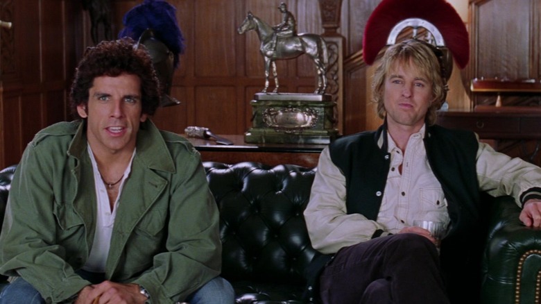 Starsky and Hutch sitting on couch