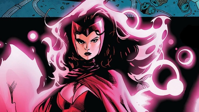 Scarlet Witch glowing with energy