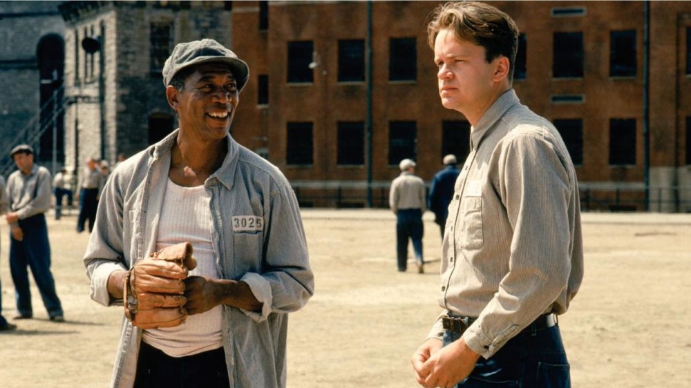 Morgan Freeman and Tim Robbins in The Shawshank Redemption