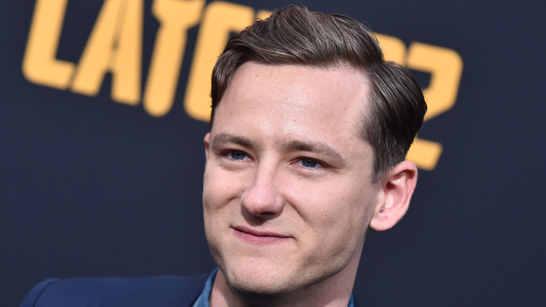 Lewis Pullman in closeup 