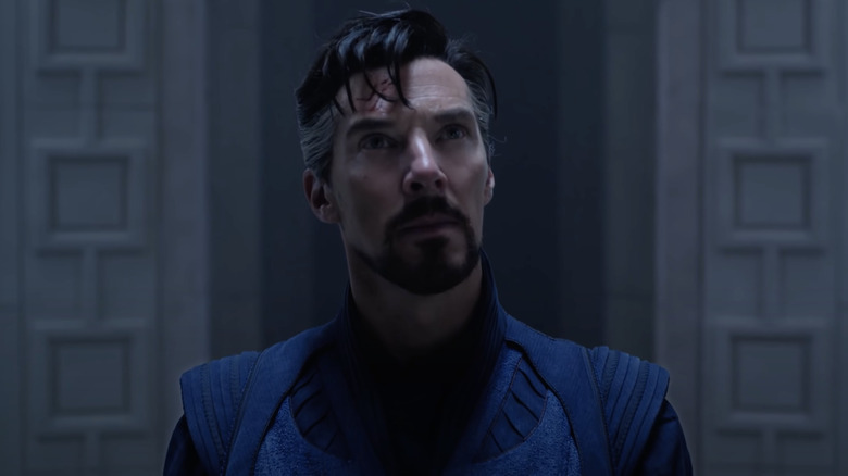 Stephen Strange appearing before the Illuminati