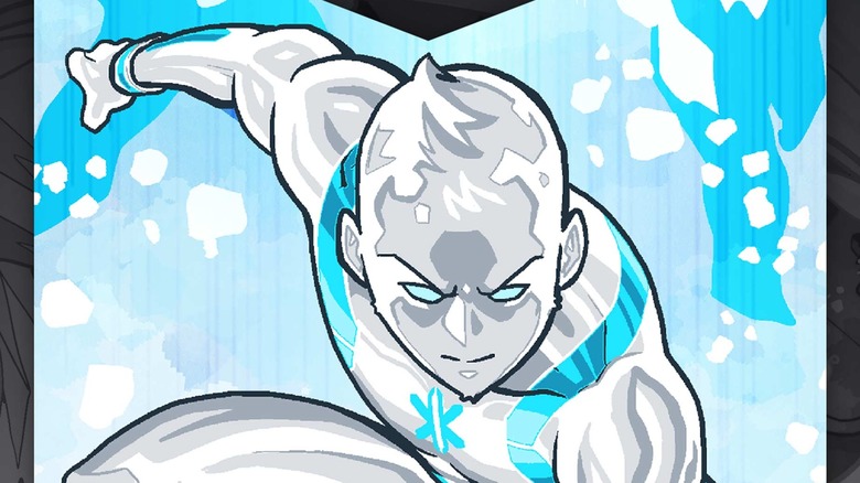 Iceman striking a pose