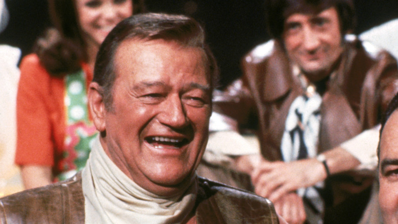 John Wayne loving the direction he's receiving 