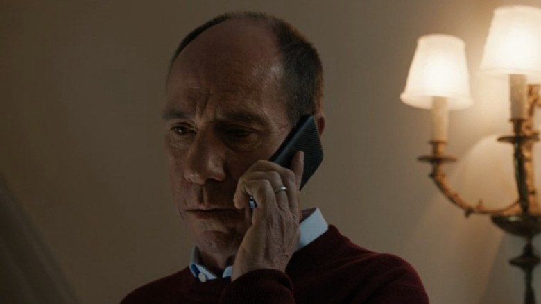 Miguel Ferrer on the phone