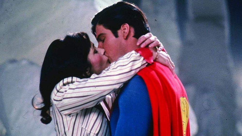 Margot Kidder and Christopher Reeve in Superman II