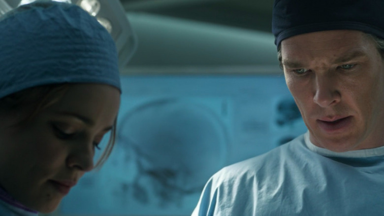 Christine and Strange together in the operating room