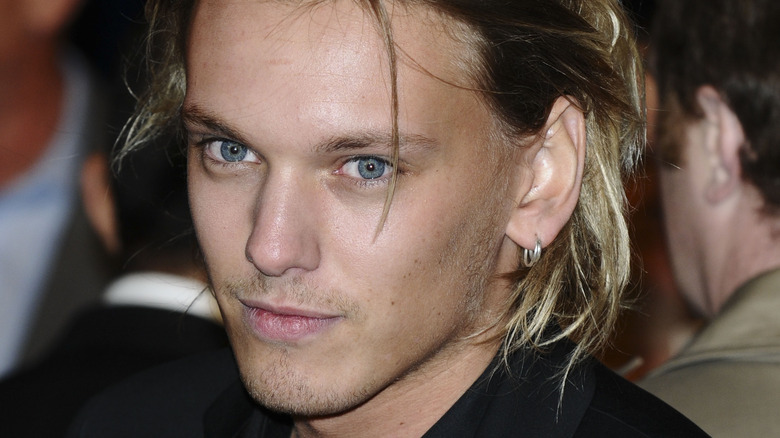 Jamie Campbell Bower at a film premiere