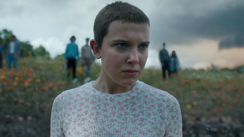 Eleven staring into the distance