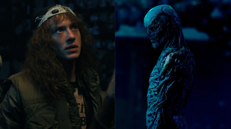 Eddie and Vecna in Stranger Things