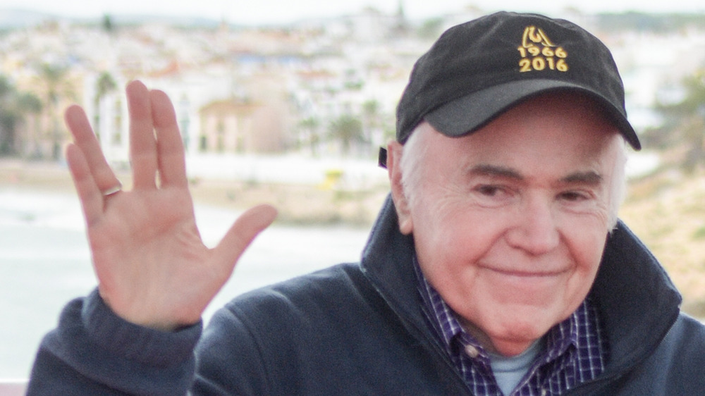 Walter Koenig gives the salute