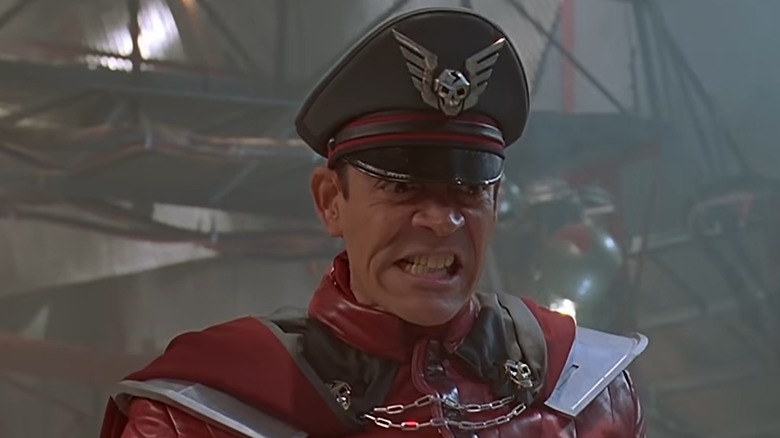 M. Bison clenching teeth