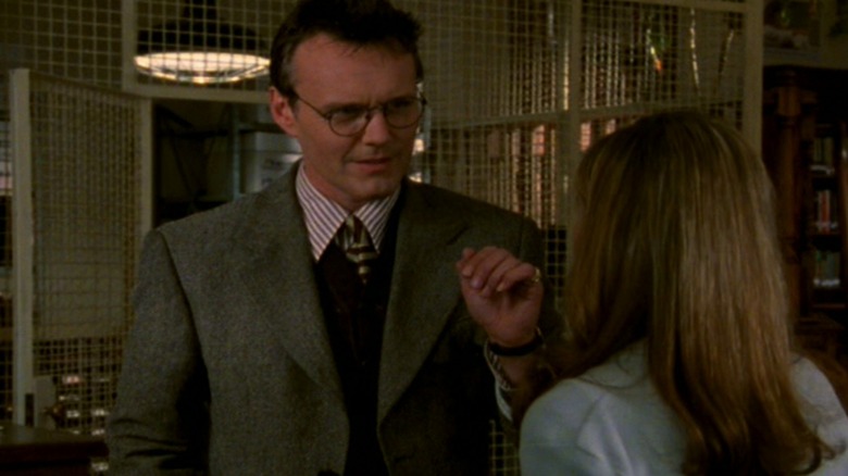 Giles talking to Buffy