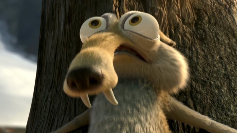 Scrat looking nervous