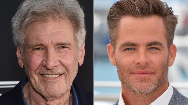 Harrison Ford and Chris Pine