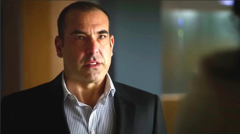 Louis Litt looking upset