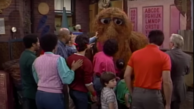 Snuffleupagus on Sesame Street