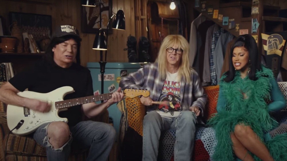 Wayne, Garth and Cardi B in Wayne's World