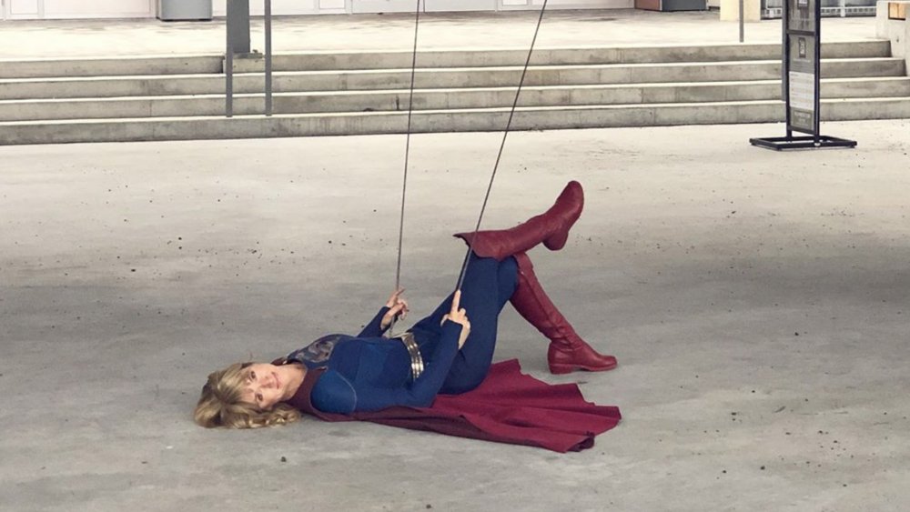 Jennifer Clarke Supergirl stunt double