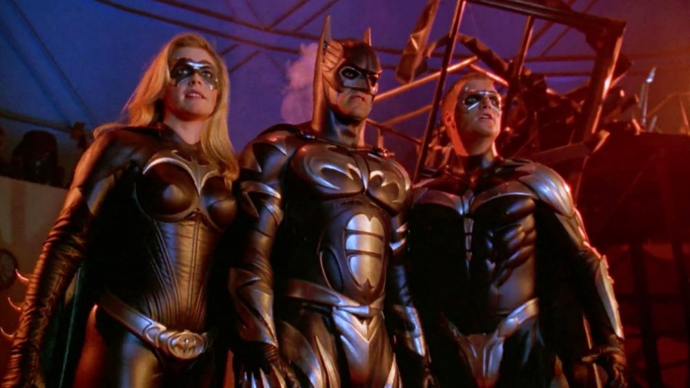 Alicia Silverstone, George Clooney, and Chris O'Donnell in Batman & Robin