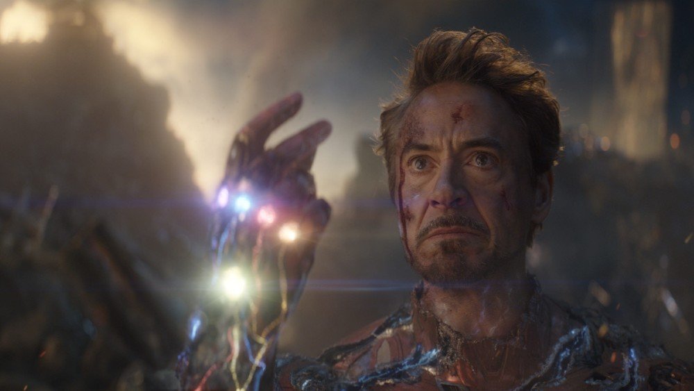 Robert Downey Jr. as Iron Man in Avengers: Endgame