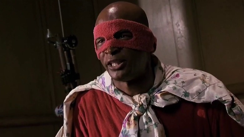 Darryl Walker in costume in "Blankman" (1994)