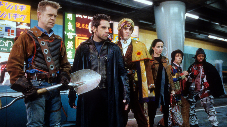 The Mystery Men line up in "Mystery Men" (1999)