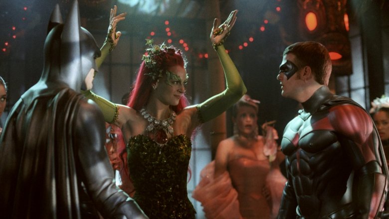 George Clooney, Uma Thurman, and Chris O'Donnell in Batman and Robin