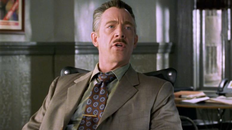 J. Jonah Jameson dresses down Peter Parker