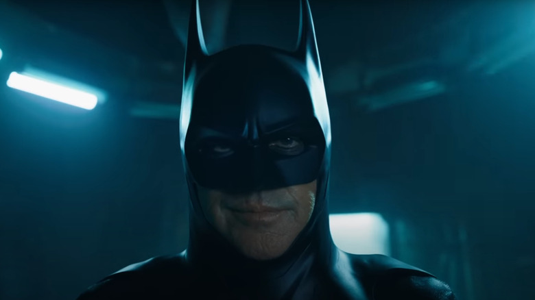 Batman smirking