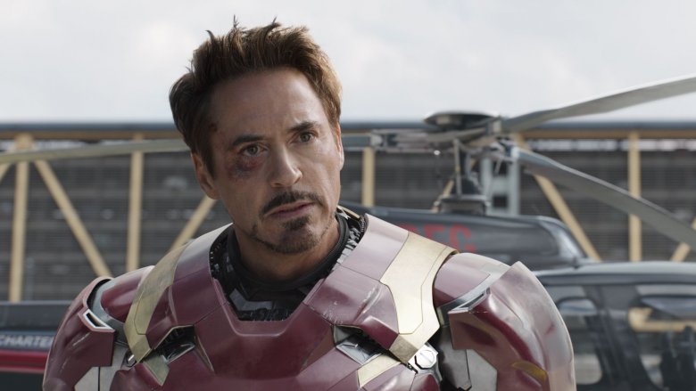 Robert Downey Jr. as Tony Stark/Iron Man in "Captain America: Civil War"