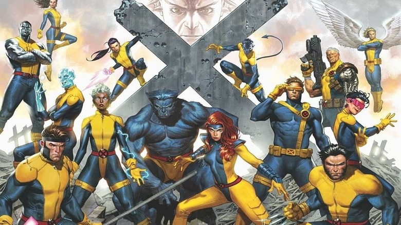 The X-Men heading into battle together