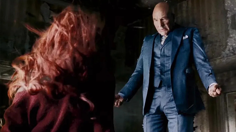 Professor X faces Dark Phoenix