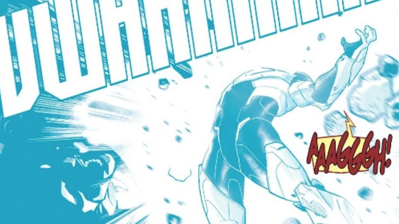 Tony Stark, A.I.'s death in Tony Stark: Iron Man #15