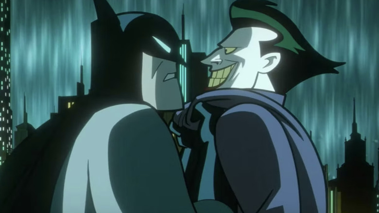 Batman battles the Joker in "Justice League: Crisis on Infinite Earths - Part Three"