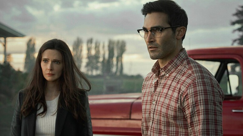 Lois Lane with Clark Kent