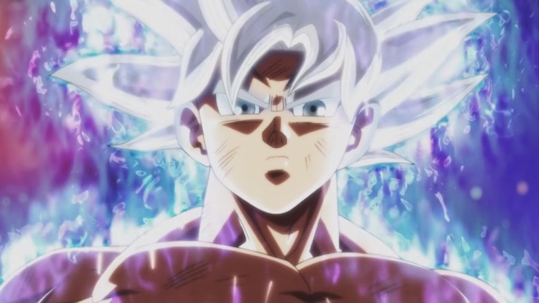 Goku in his Ultra Instinct form