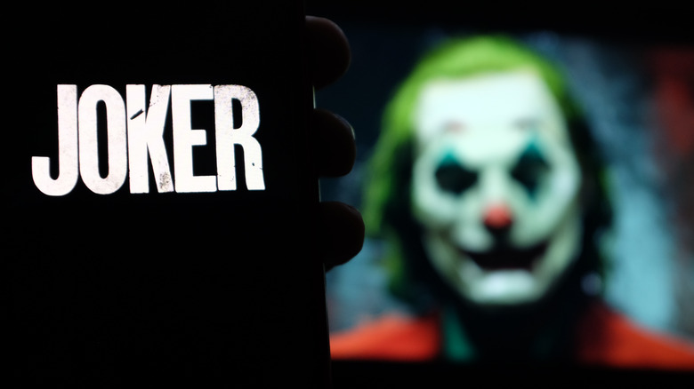 Joaquin Phoenix as Joker with title
